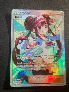 Pokemon TCG Rosa Trainer 236/236 Sun & Moon Cosmic Eclipse Lightly Played