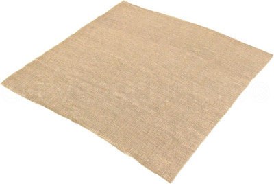 Premium 60'' Burlap Squares - 5 Pack, No-Fray Edges, Perfect for Crafts