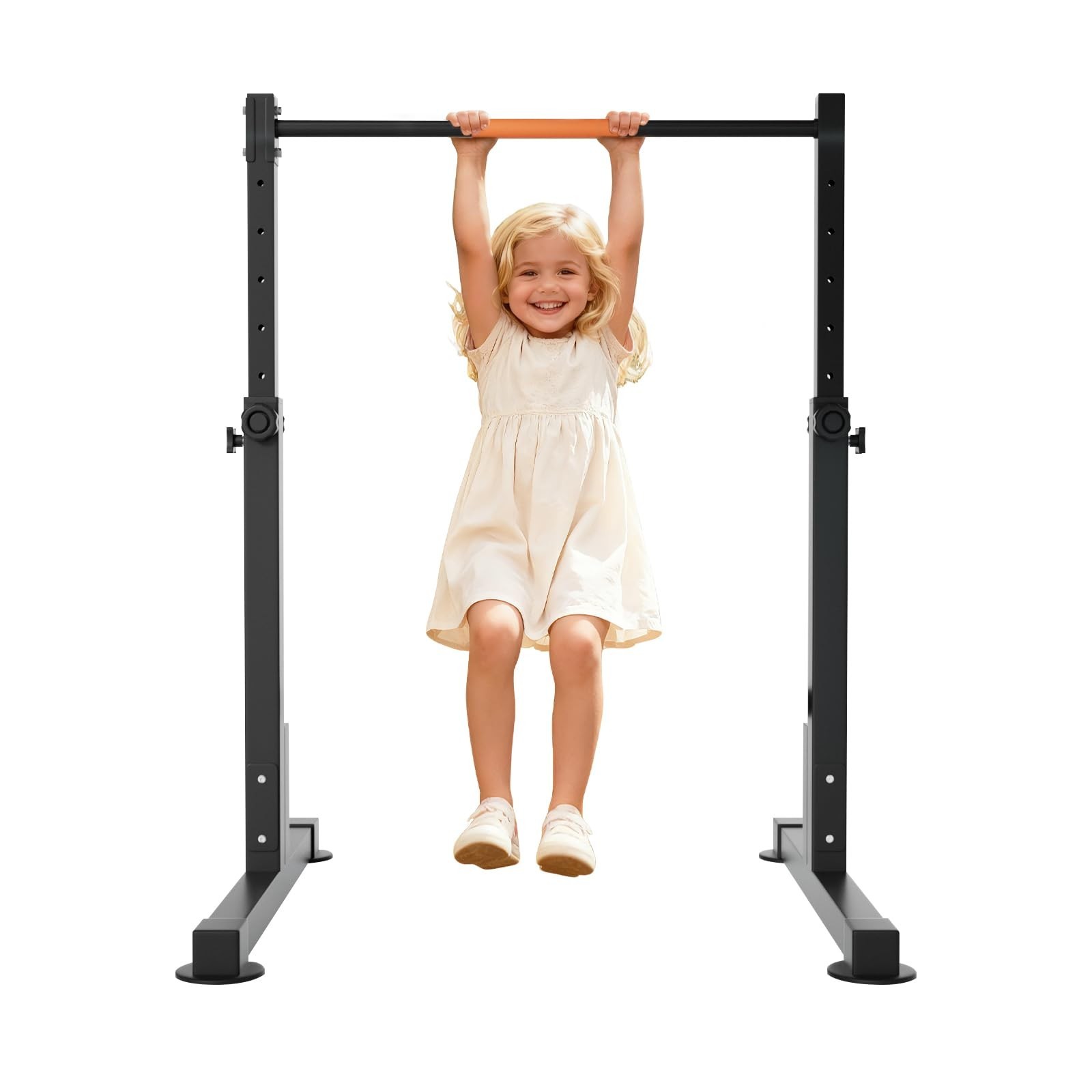 Safly Fun Gymnastics Bar for Kids | Sturdy Steel Home Gym, Adjustable Height ...