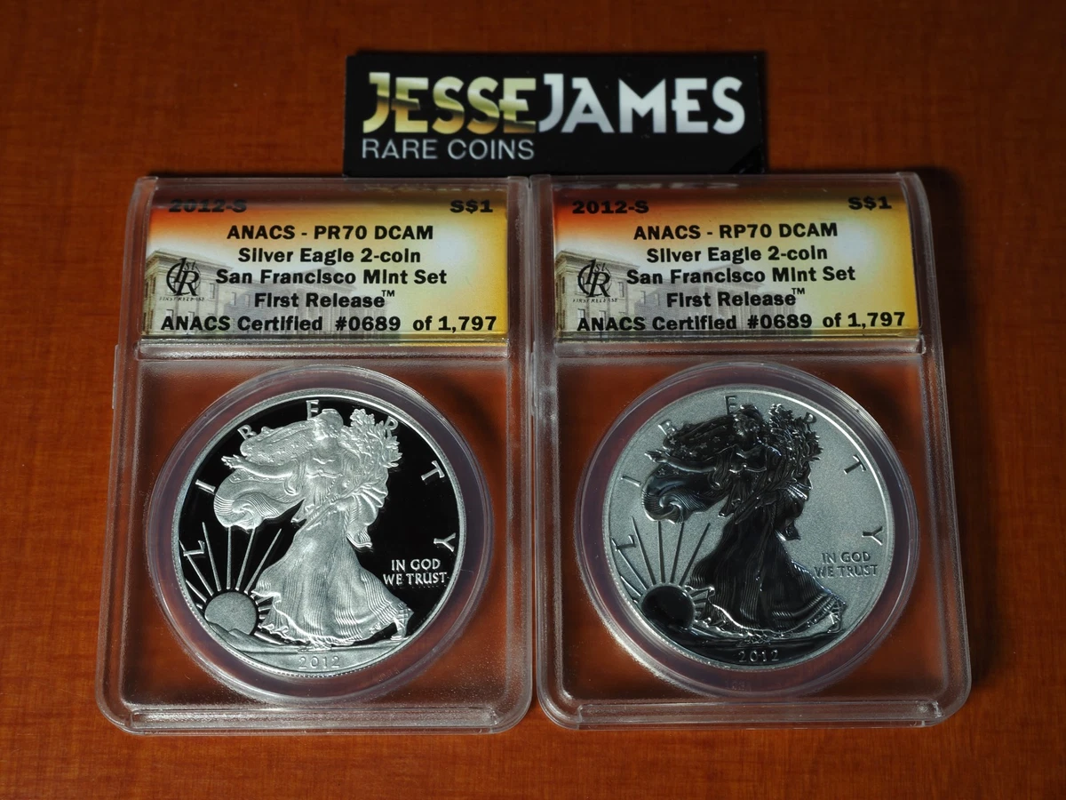 American Eagle PR 70 Graded 2012 Silver Bullion Coins for sale | eBay