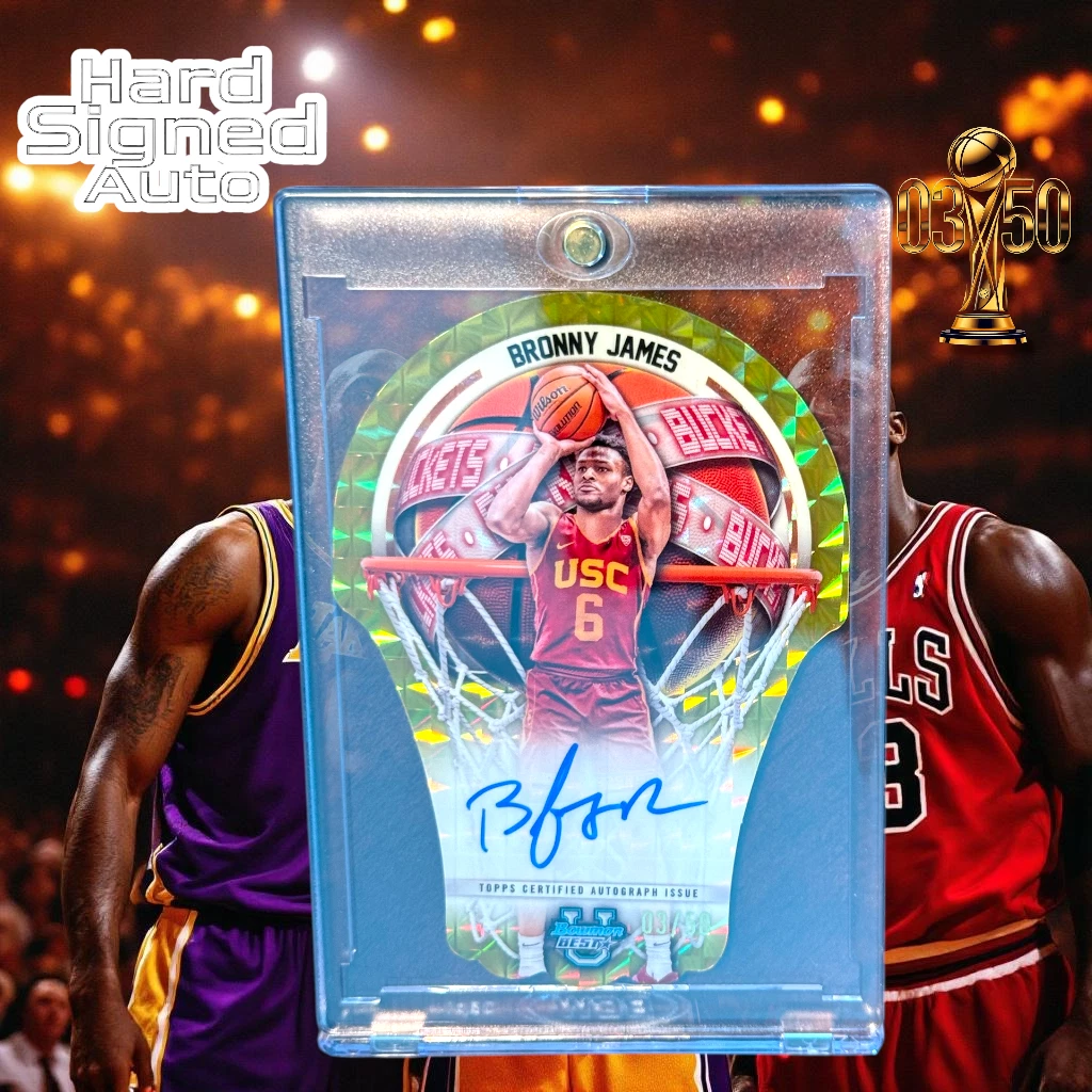 2023-24 Bowman University Best - Bronny James #BDA-LJJ for sale | eBay