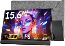 Dopesplay 15.6" Portable Monitor w/ Sleeve Bag FHD 1080P IPS 60Hz PC Phone GAME