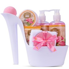 Valentine  s Day Gifts for Women   8 Pc Spa Gift Baskets for Women, British Ro...