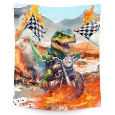 Kids Blanket- Dinosaur Blankets Gifts - Flannel Soft Throws 40x50 Multicolor