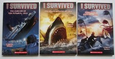 I SURVIVED Lot 3 ~ Lauren Tarshis ~Shark Attacks Titanic ~ Hurricane Katrina PB