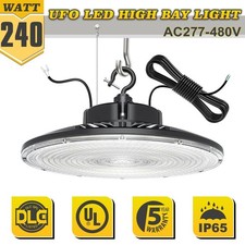 480V 240W LED High Bay Light Commercial LED Shop Light High Bay Warehouse Lamp