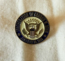 George W. Bush 2005 Inauguration Political Pin LW Bristol Classics Rare USA 