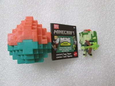 Minecraft Mini Mode Red Green Spawn Egg Mini Figure #3 New!