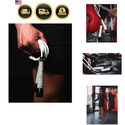 A Jump Rope Made For Boxing, Tangle-Free, 15% Heavier Than A Normal PVC Rope,...