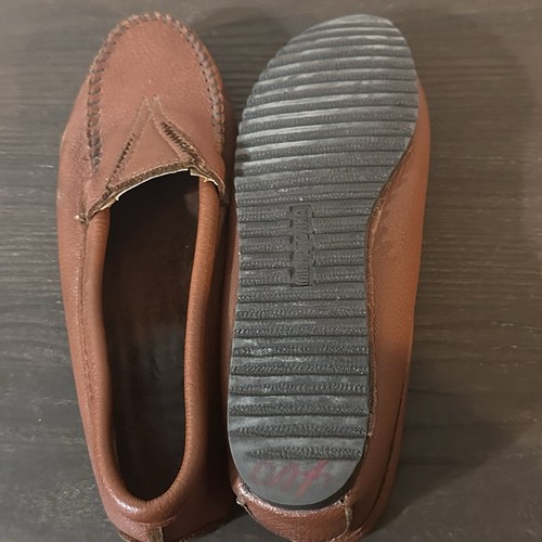 Minnetonka Women's Deerskin Gore Front Moccasin - Soft Sole House Slipper Shoes - View #4