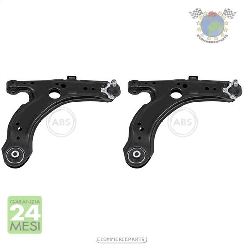 COPPIA BRACCI RINFORZATI E BOCCOLE BARRA STABILIZZATRICE ASSALE ANTERIORE (BRA405KW