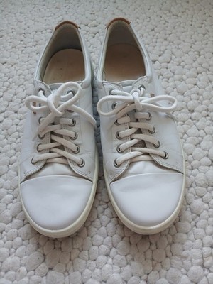 Ecco  Soft 7 On Train Damen Halbschuhe Freizeitschuhe EU 42 Weiß guter Zustand 