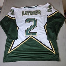 Derian Hatcher Signed Dallas Stars Custom Jersey Beckett Witness 4W274056 XL