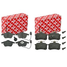 FEBI BREMSBELÄGE VORNE+HINTEN passend für Audi 100 C4 4A2 4A5 A6 C4 4A2