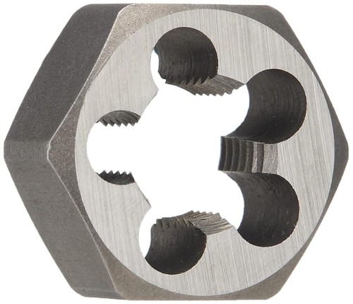 Drill America - DWTMHX14X1.5 m14 X 1.5 Carbon Steel Hex Rethreading Die, DWT 
