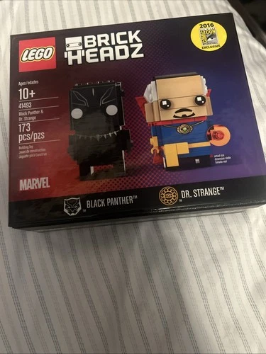Lego SDCC 2016 Brickheadz Black Panther and Doctor Strange
