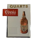 Vintage Coors Banquet Beer Rare 70s Sign Quarts 32oz 16x13