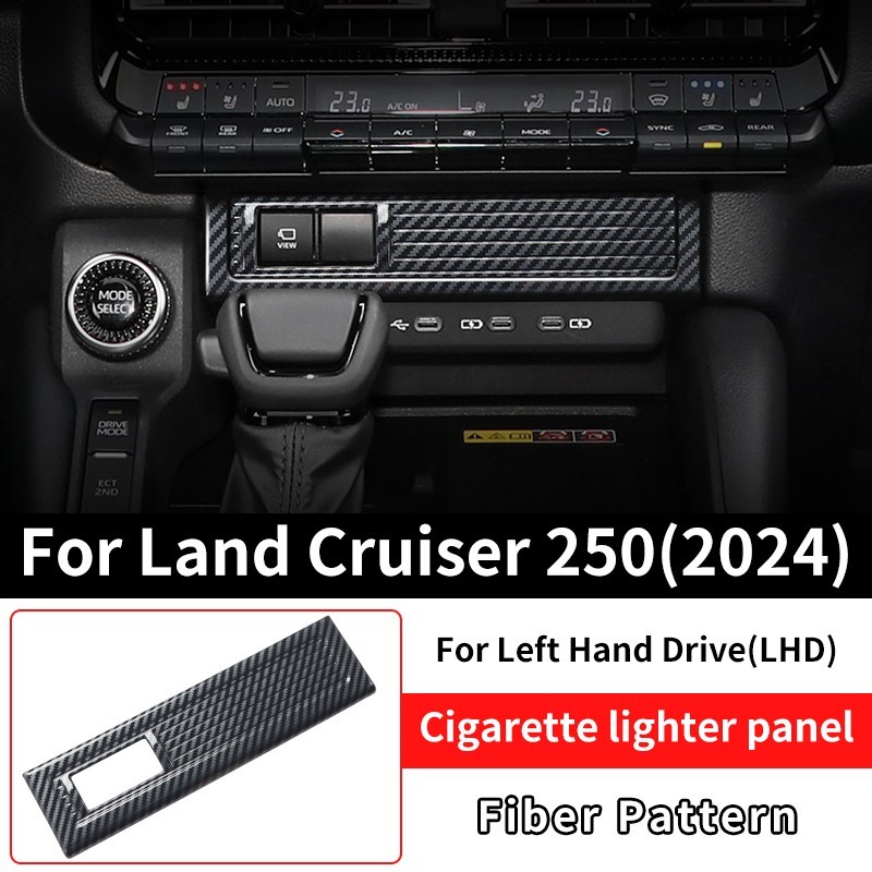 For Toyota Land Cruiser 250 1958 Carbon Fiber Pattern Interior Decoration Parts