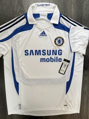 Brandneu mit Etikett Original Adidas Chelsea 2007/2008 drittes Trikot Herren Large L