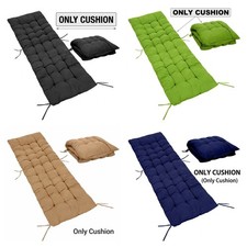 Zero Gravity Chair With Cushion Outdoor Padded Foldable Sun Lounger Patio UK