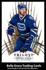 2014-15 Upper Deck Trilogy Daniel Sedin #58 Vancouver Canucks NHL Hockey
