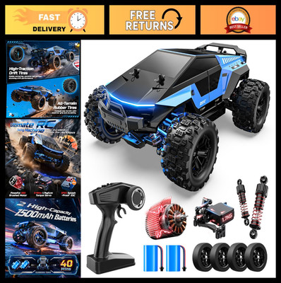 Fast 1/18 All Terrain RC Car, 40KM/H Off-Road Truck, Waterproof, Extra Drift Whe