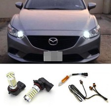 Xenon White 69-smd 9005 Led Hi-beam Drl Kit For Mazda3 Mazda3 Sport Mazda6 Xenon White 69-smd 9005 Led Hi-beam Drl Kit For Mazda3 Mazda3 Sport Mazda6
