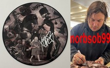 FRANK IERO SIGNED MY CHEMICAL ROMANCE THE BLACK PARADE PICTURE DISC wEXACT PROOF