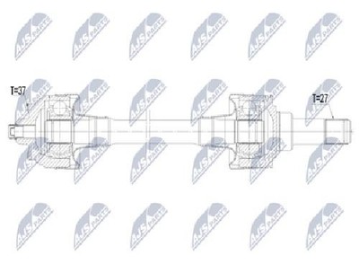 Original NTY Antriebswelle NPW-BM-241 für BMW
