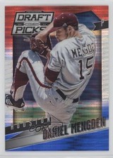 2014 Prizm Perennial Draft Picks Red White & Blue Pulsar Daniel Mengden #24 o6n