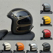 Low TT&COCASCOS Profile Open Face Retro Small Shape Motorbike Helmet Motorcycle