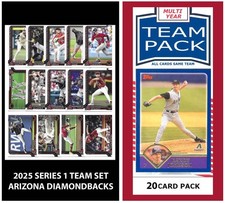 2024 Team Pack Arizona Diamondbacks 20 Card Pack Randy Johnson + 2025 Topps Seri