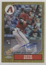 2022 Series 2 1987 Topps Chrome Silver Pack Mojo Seth Beer #T87C2-22 Auto 19mf
