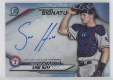 2020 Bowman Chrome Prime Chrome Signatures 15/50 Sam Huff #PCS-SH Auto 08jk
