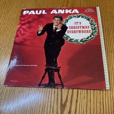 PAUL ANKA It's Christmas Everywhere ABC PARAMOUNT LP Vinyl Record ABC 360 Mono