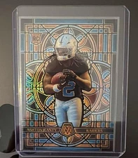 2025 Mosaic Ashton Jeanty #14 Stained Glass Rookie Case Hit SSP