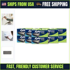 Whiteboard Dry Erase Block Erasers Soft Pile Felt 8 x 1 Charcoal Pack of 12