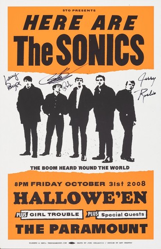 Sonics Paramount Theater 2008 Framed Concert Poster