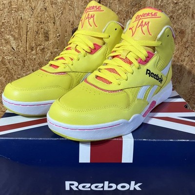 Deadstock Reebok Reverse Jam Mid Color Yellow White Pink Black 4-182202 Men Us10