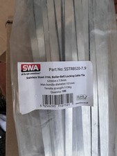 Stainless Steel Cable Ties Uncoated Size 520x7 9mm Pack of 100