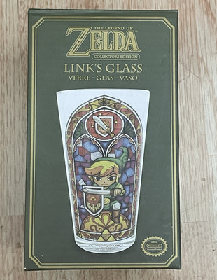 Nintendo The Legend of Zelda Collector's Edition Link's Glass Collectible