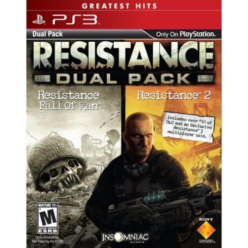 Resistance Dual Pack For PS3 PlayStation 3 Very Good 6Z