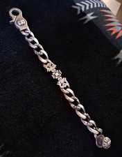 Chrome Hearts Signed 925 Sterling Silver Cuba...