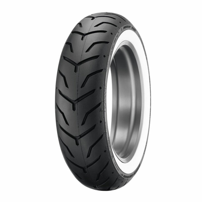 Pneu Dunlop D407 WWW à flancs blancs larges 180/65 B16 81H