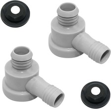 2sets 179-1266 Power Brake Booster Vacuum Check Valve Kit Grey Comes With Grom