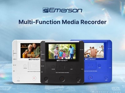 Emerson EMT-1200-Multi Function Media Recorder with LCD Screen (Black)