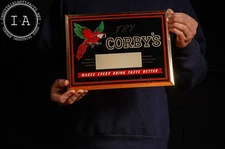 Vintage Corby's Whiskey TOC Bar Advertising Sign