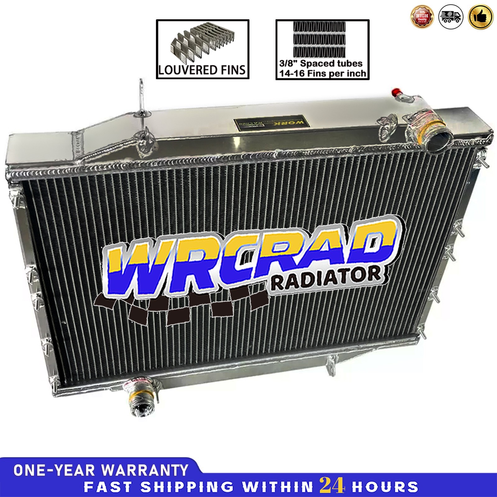 Radiator fit 1977-80 Rolls Royce Silver Shadow/Wraith II; Bentley T2 L410 V8 AT