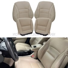 Replacement For 2013-2017 Honda Accord Both Side Top Bottom Seat Cover Tan Replacement For 2013-2017 Honda Accord Both Side Top Bottom Seat Cover Tan