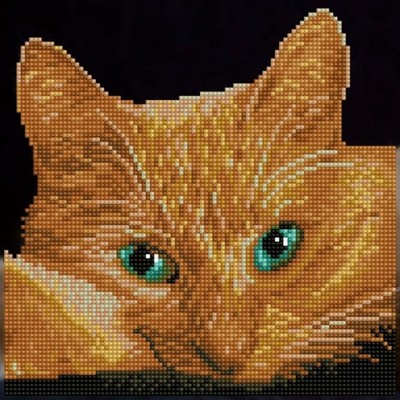 DIAMOND DOTZ   Thoughtful Cat Special Edition Diamond Painting Kit
